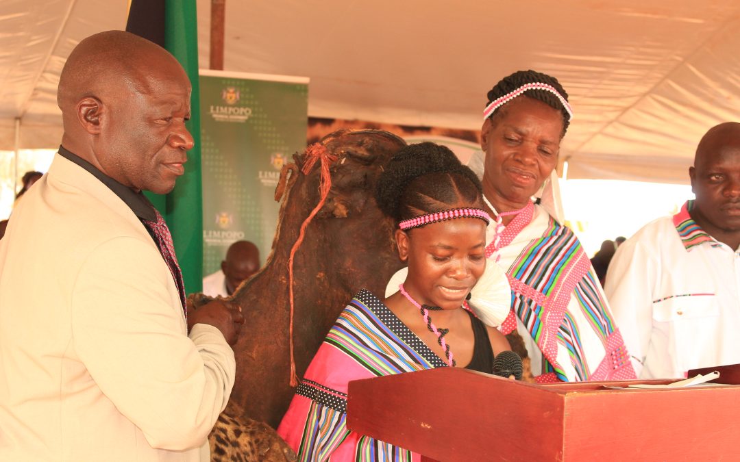 Thovhele Vho Ntshandule is the new Mutele Senior Traditional Leader